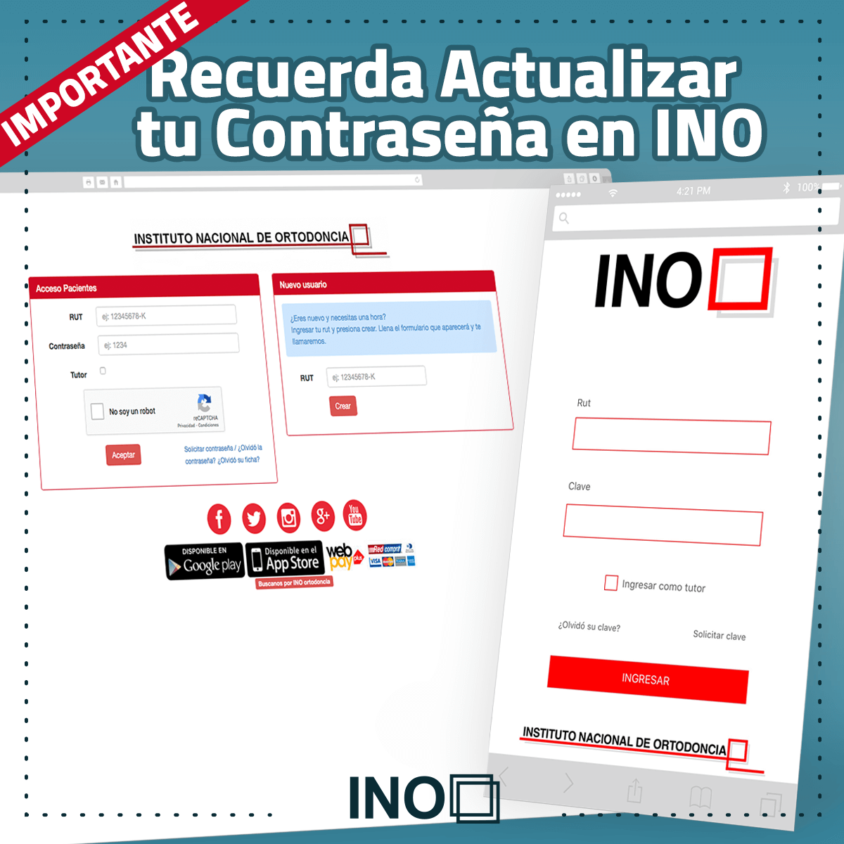 Instituto - [Importante] Recuerda que para acceder a los Servicios ...
