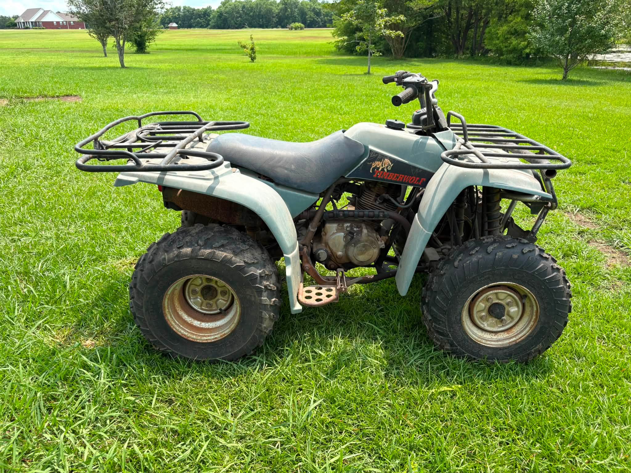 1995 Yamaha Timber Wolf, 250 cc Runs great New Battery Winch. Hand