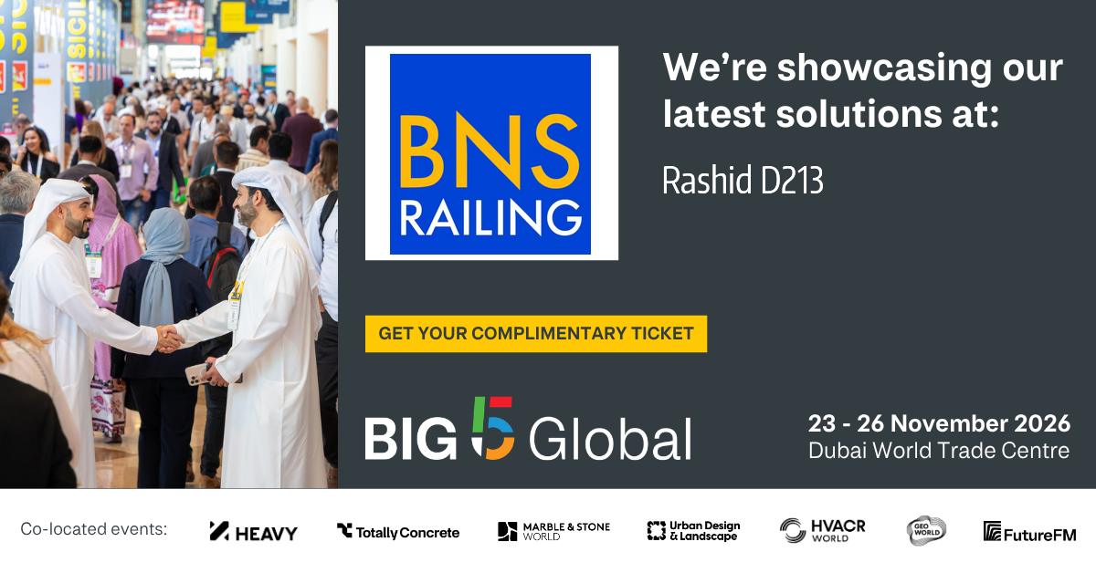 BNS RAILINGS in Dubai World Trade Centre