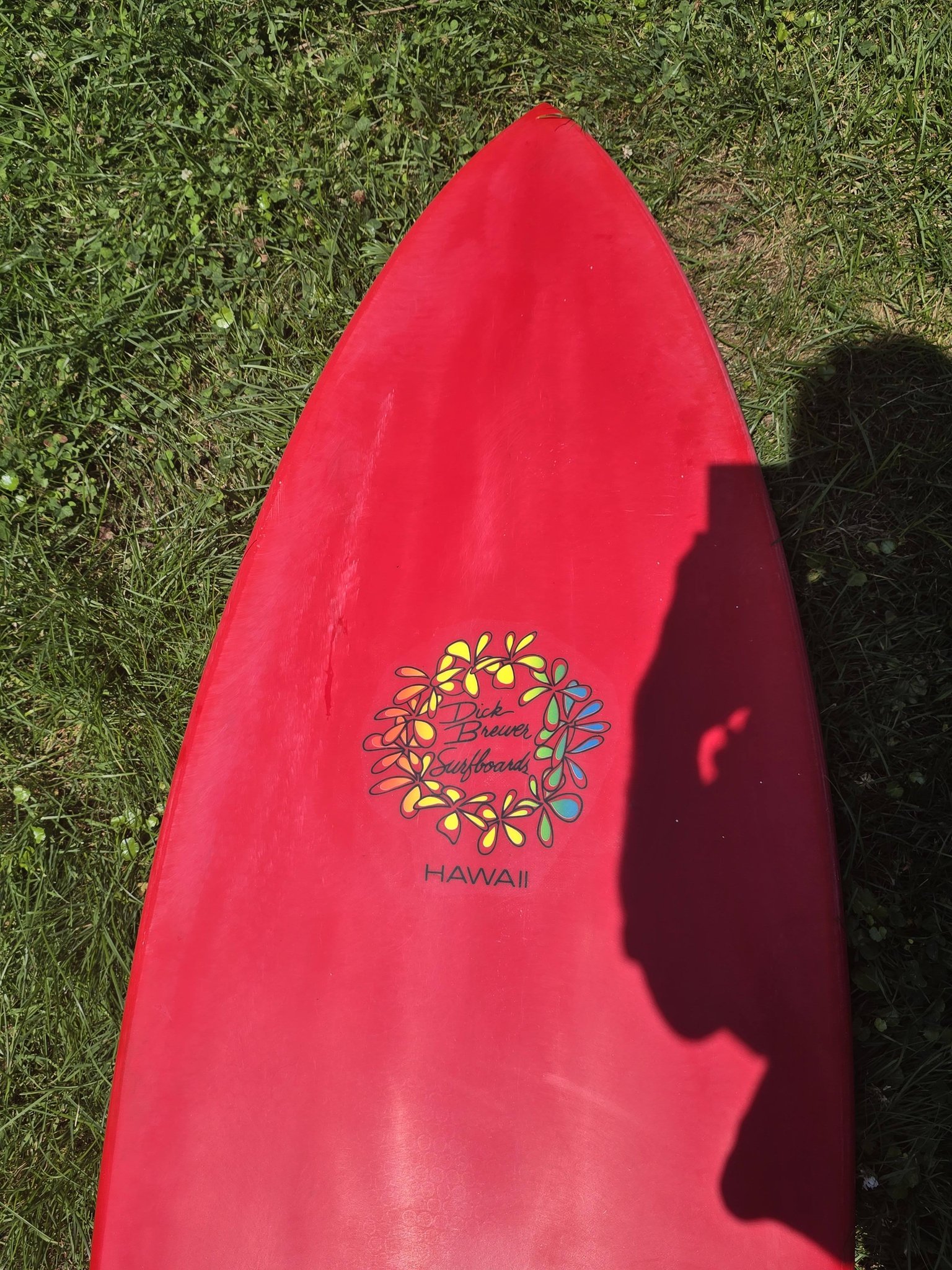 Legendary surfer Al Chapman and Owl Chapman Brewer surfboard