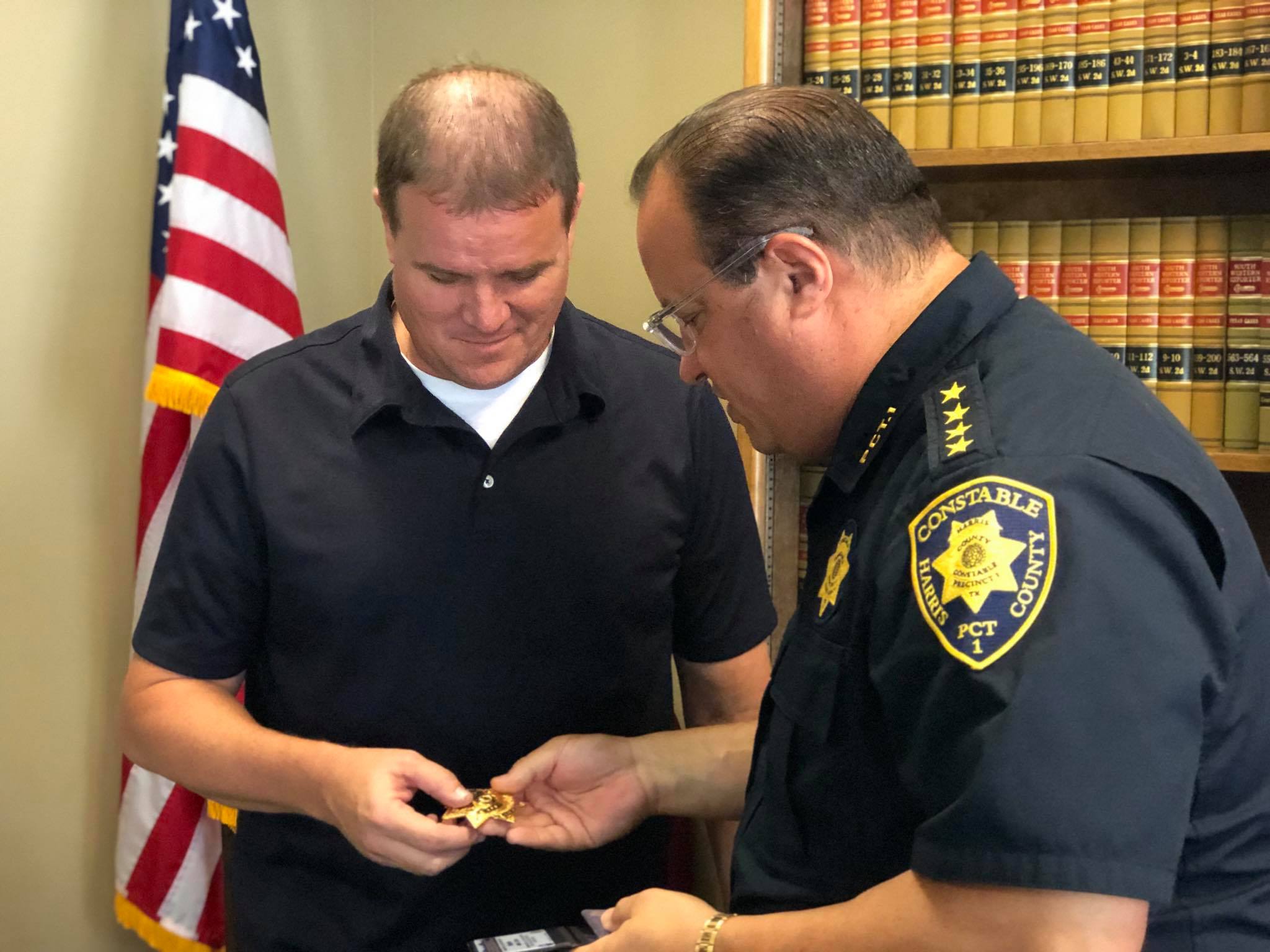 Constable Rosen proudly swearing in Sgt. J. Cook who will oversee our ...