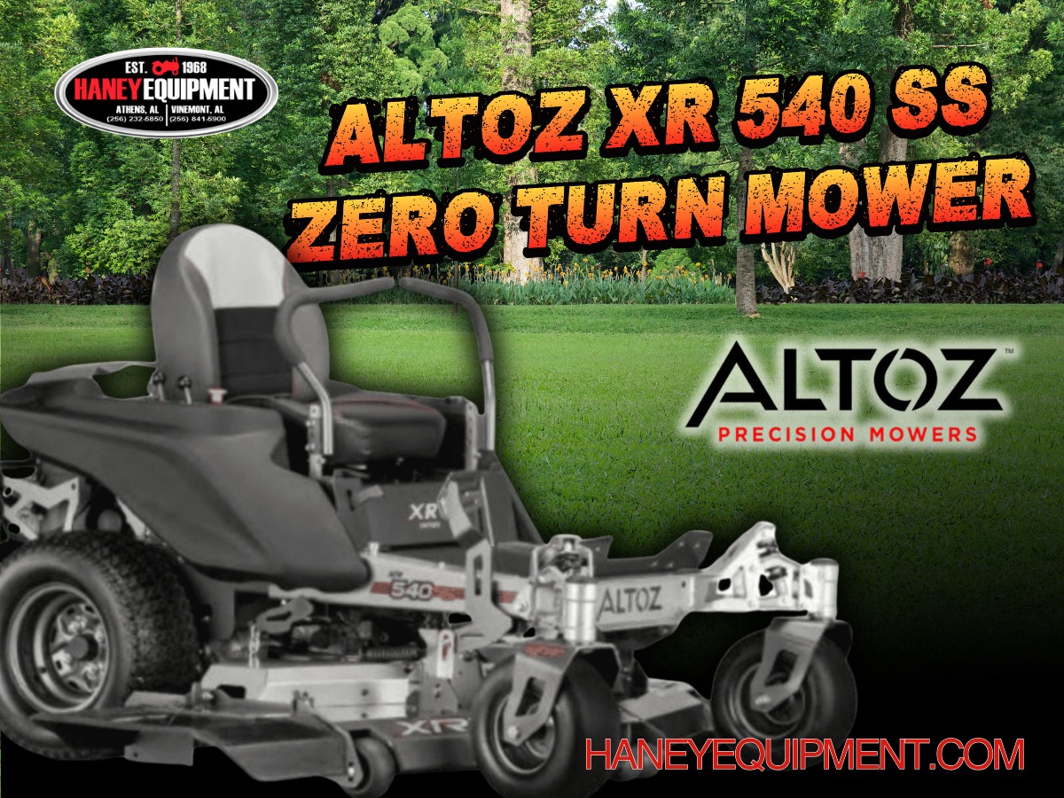 Altoz XR 540 SS zero turn mower 0% financing in Athens and Vinemont