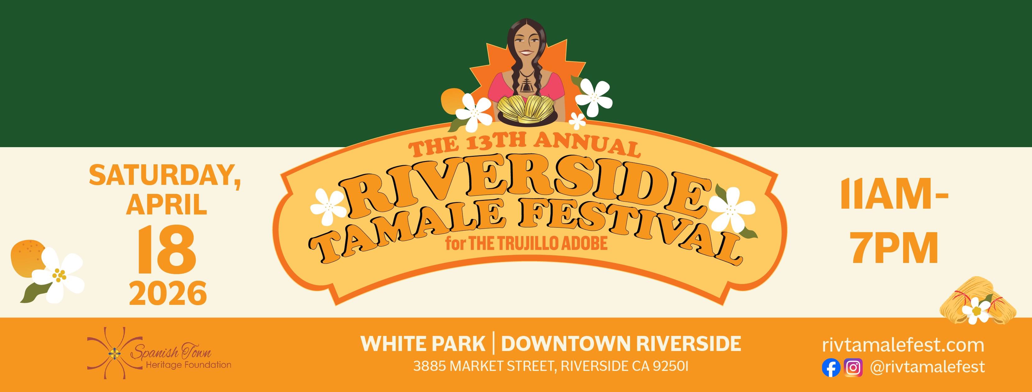 🌽 SAVE THE DATE 🌽 We are... - Riverside Tamale Festival | Facebook