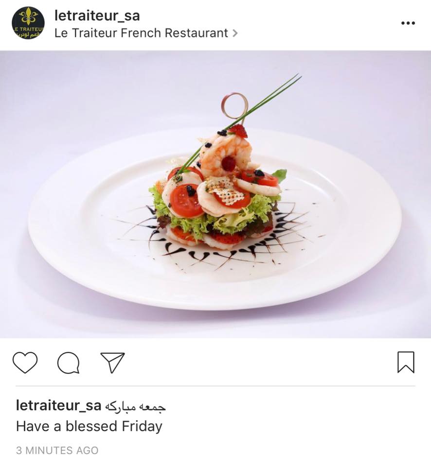 Le Traiteur French Restaurant Home Jeddah Saudi Arabia Menu Prices Restaurant Reviews Facebook