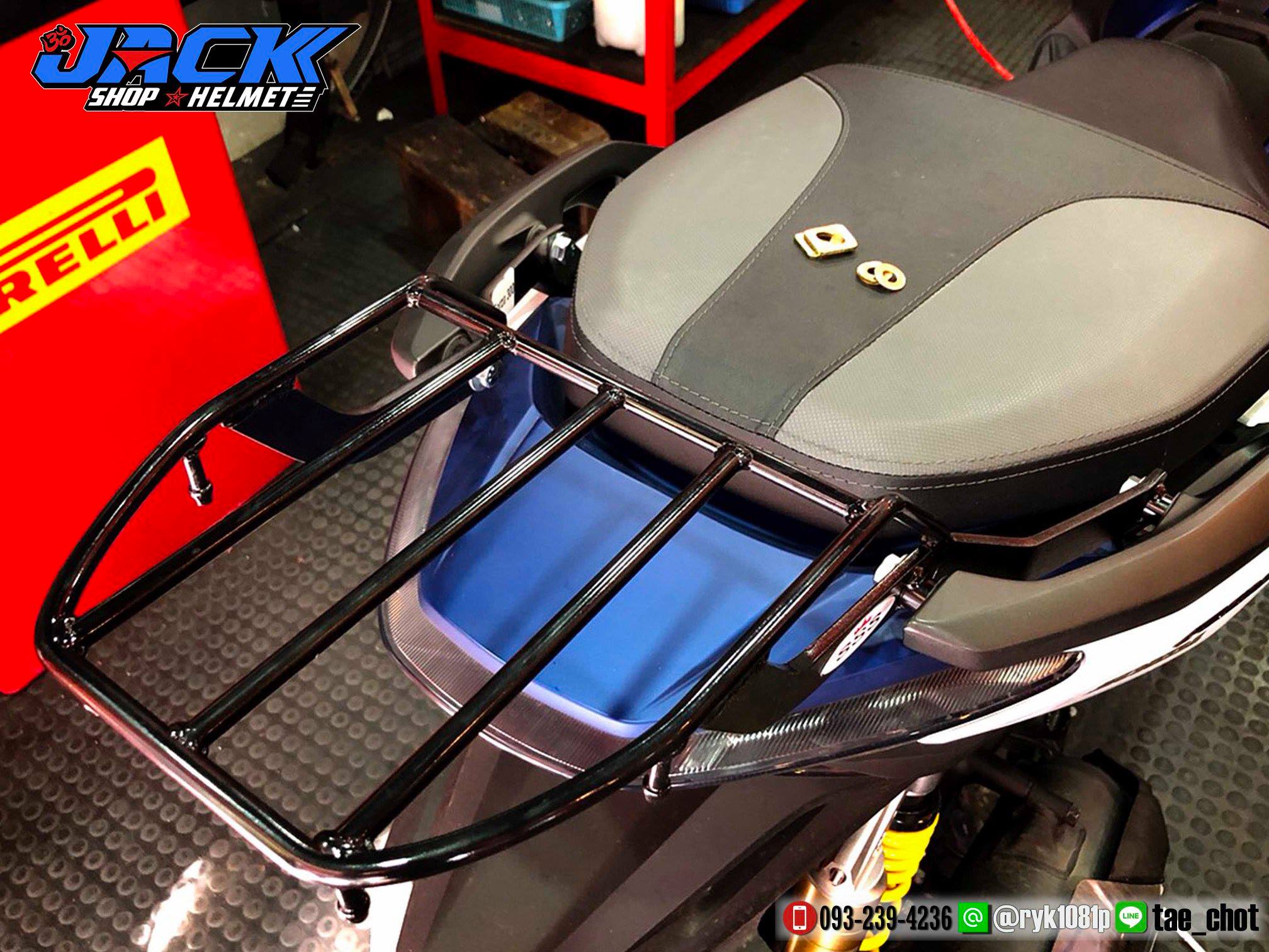 #RACK #ตะแกรงหลัง ALL NEW #FORZA300 2018 เหล็กหนา แข็งแรง ติดตั้งได้กับ ...