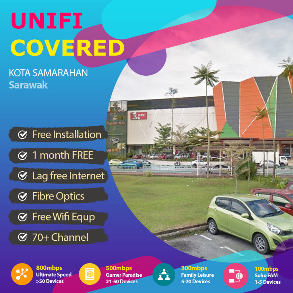 Kota Samarahan Sarawak Is Now Unifibroadband Package Facebook