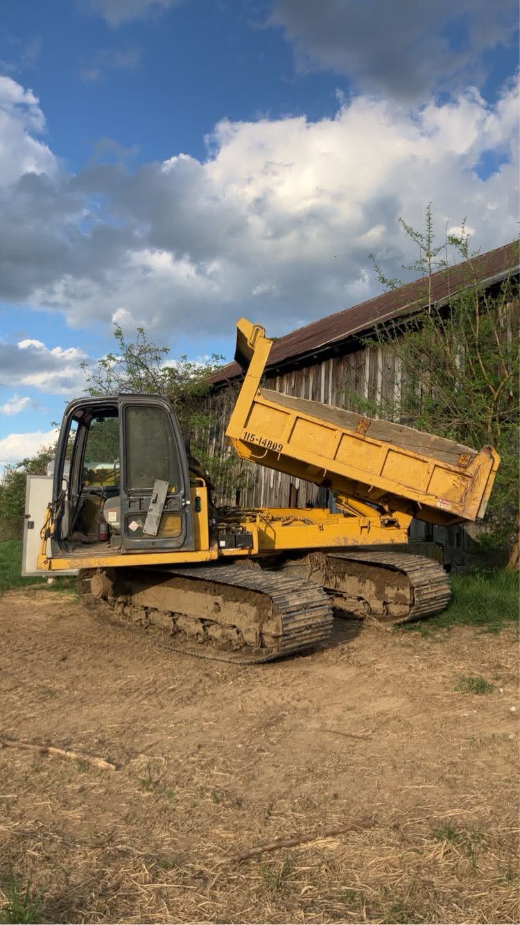 Alternative final drive for Komatsu CD60 excavator
