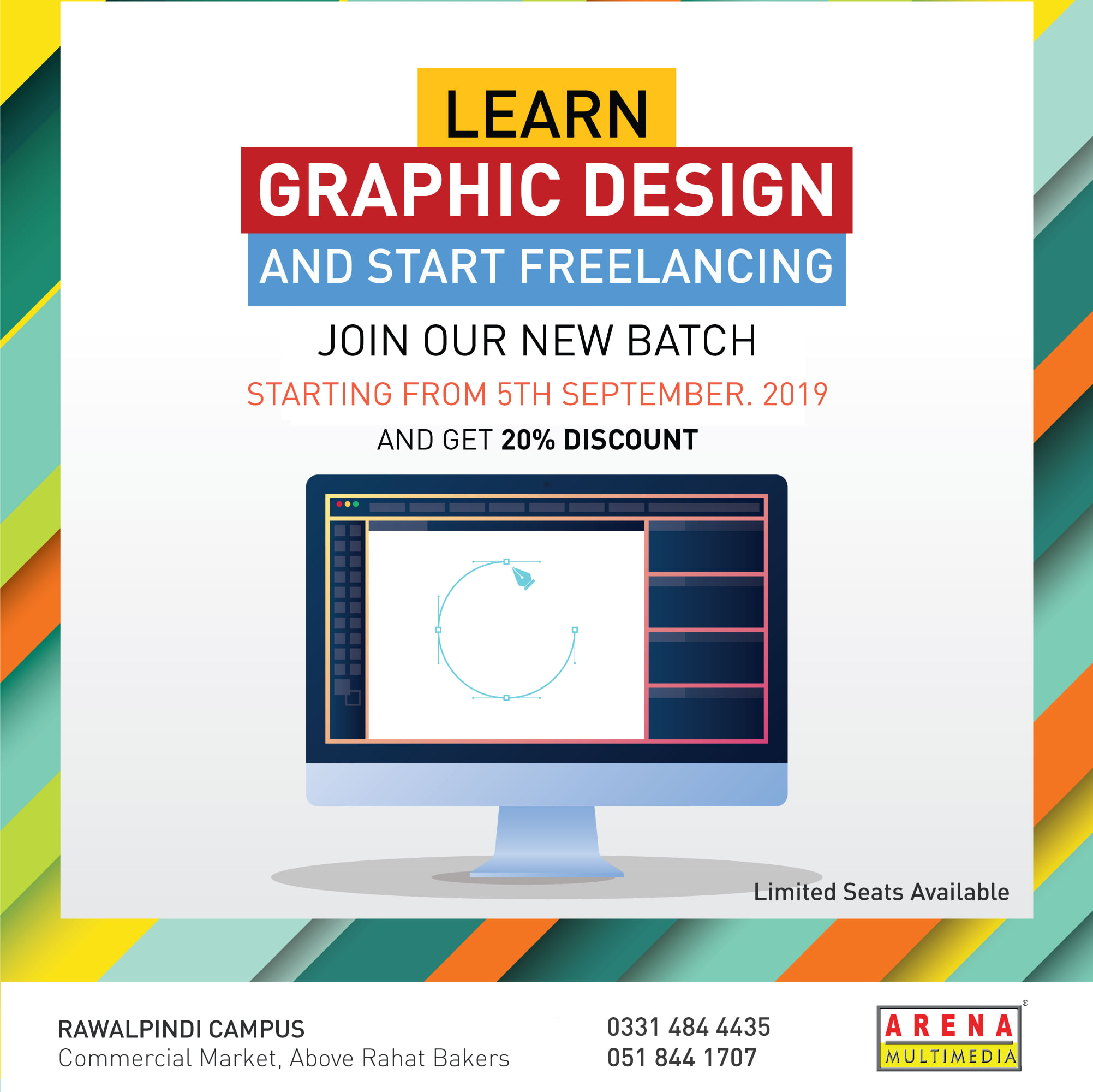 Learn Graphic Design from... - Arena Multimedia Rawalpindi | Facebook