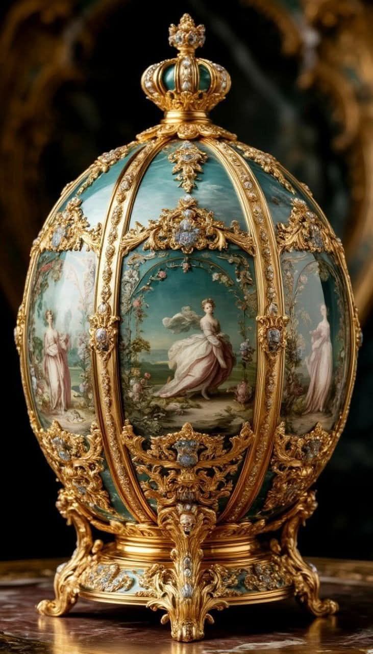 JUJU Palais Royal Egg Made with crystals from Swarovski components