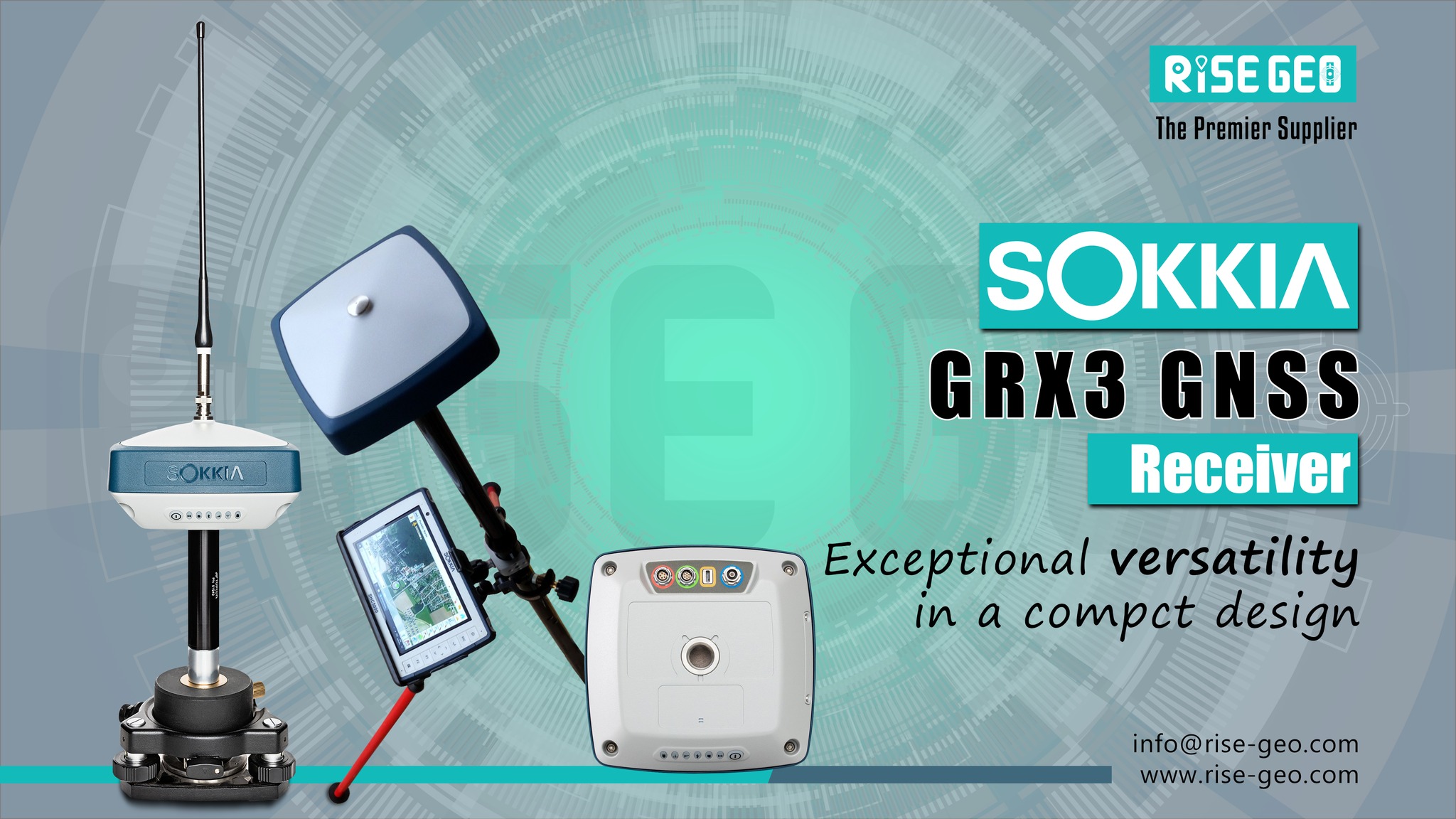 SOKKIA GRX3 GNSS... - Rise Geo Control Systems Trading L.L.C