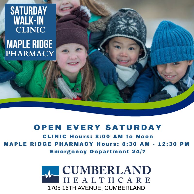 Cumberland - The Saturday Walk-In Clinic and Maple Ridge Pharmacy are ...