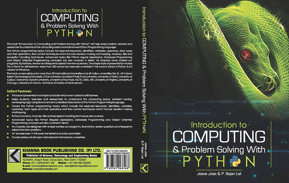 Introduction to computing and problem solving with python
