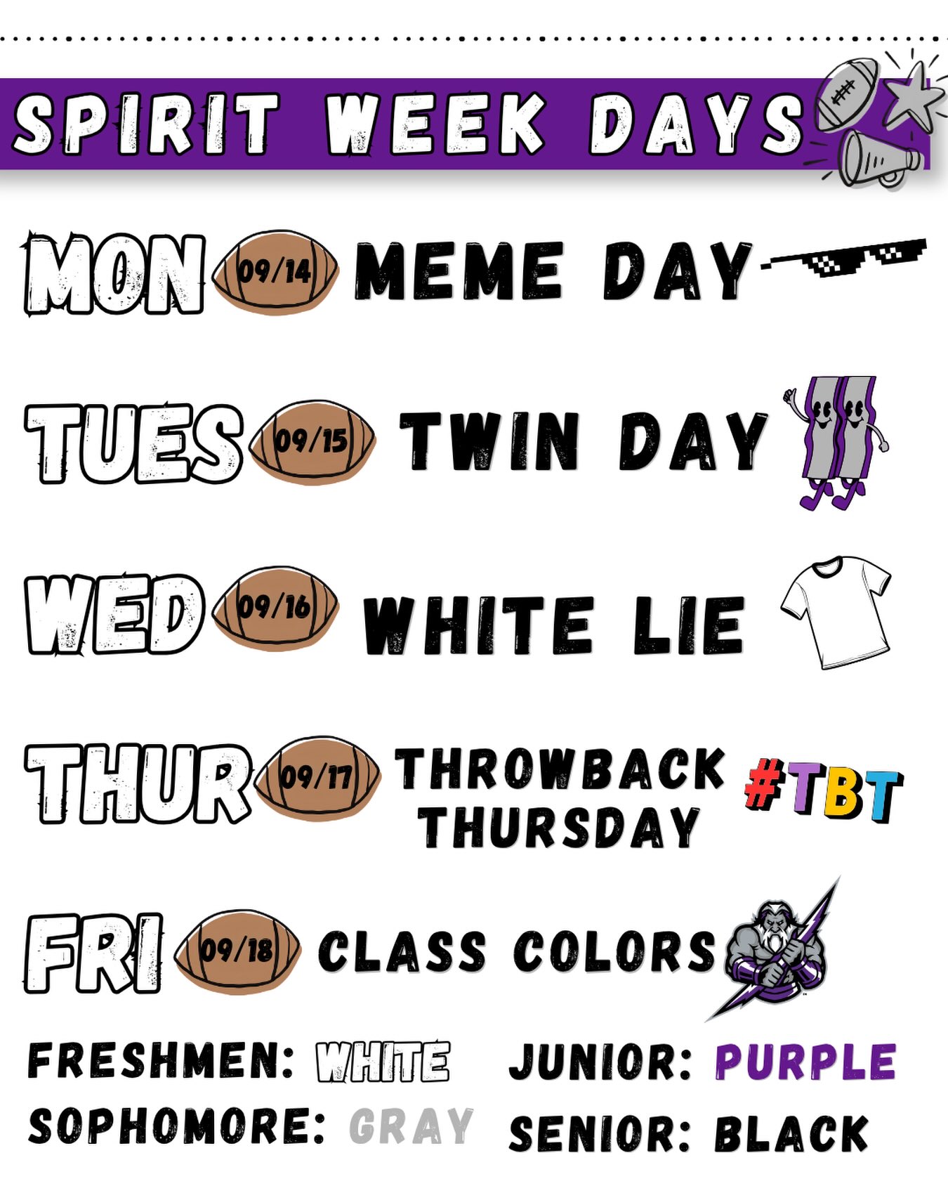 homecoming dress memes 💜 SPIRIT WEEK IS COMING, TITANS! 💜🏈 Get your fits ready and show that Titan spirit all week long! 😂 MONDAY ugliest prom dresses ever