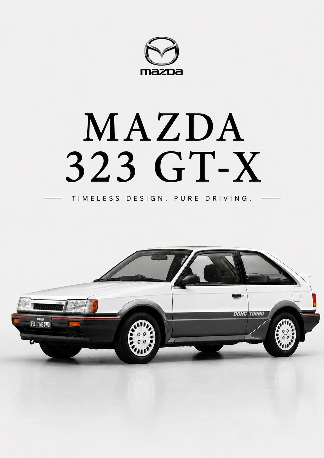 zaruba-999 Absolutely bonkers … quad rotor turbo'd Mazda 323 wagon