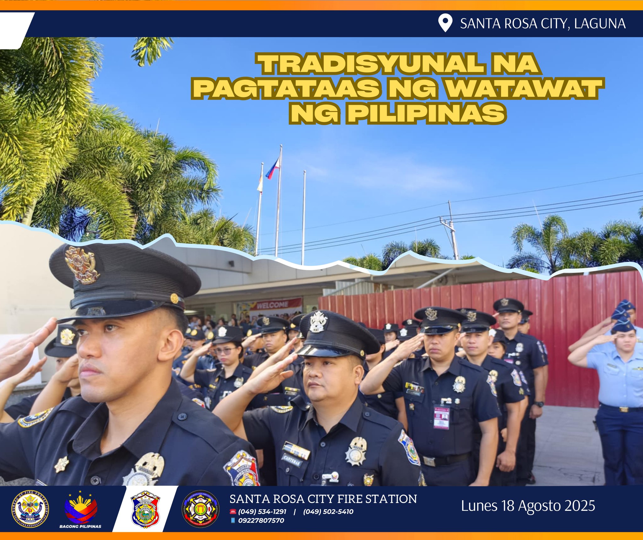 Bfp SantaRosa - ika-18 ng Agosto 2025 Sa ilalim ng pamumuno ni 𝐅𝐂𝐒𝐔𝐏𝐓 ...