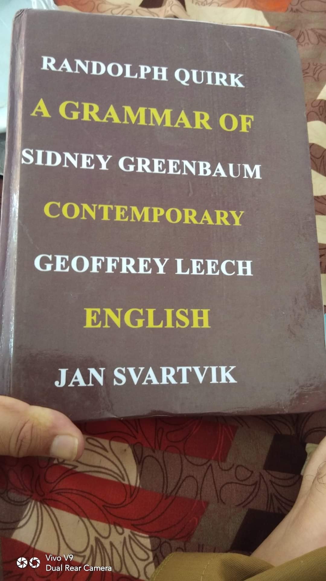 A GRAMMAR OF CONTEMPORARY ENGLISH By: Randolph Quirk, Sidney