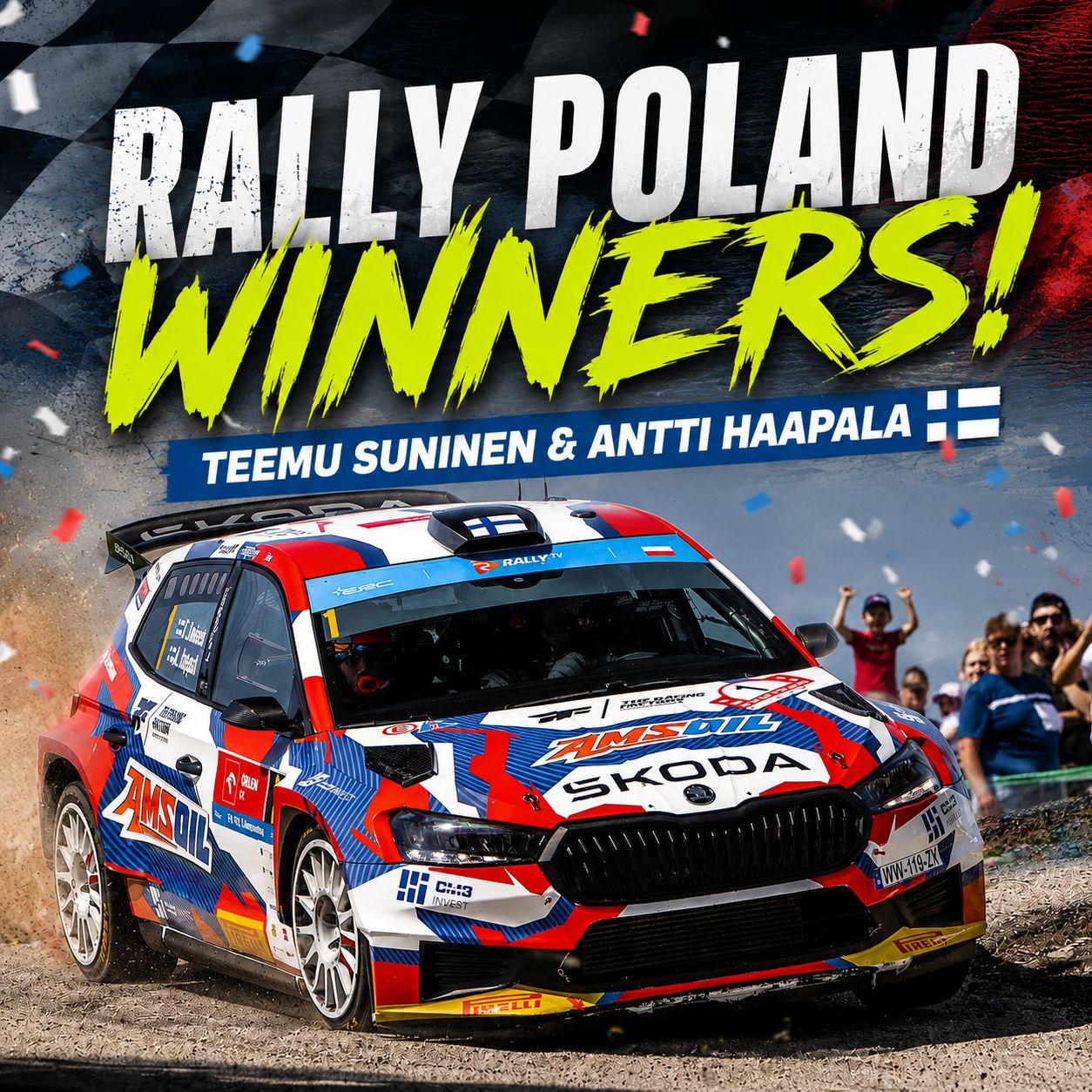 🏆 RALLY POLAND WINNERS 🏆 Teemu Suninen Racing and Antti Haapala