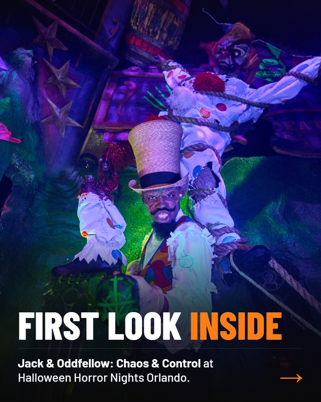 FIRST LOOK INSIDE: Jack & Oddfellow: Chaos & Control Haunted House