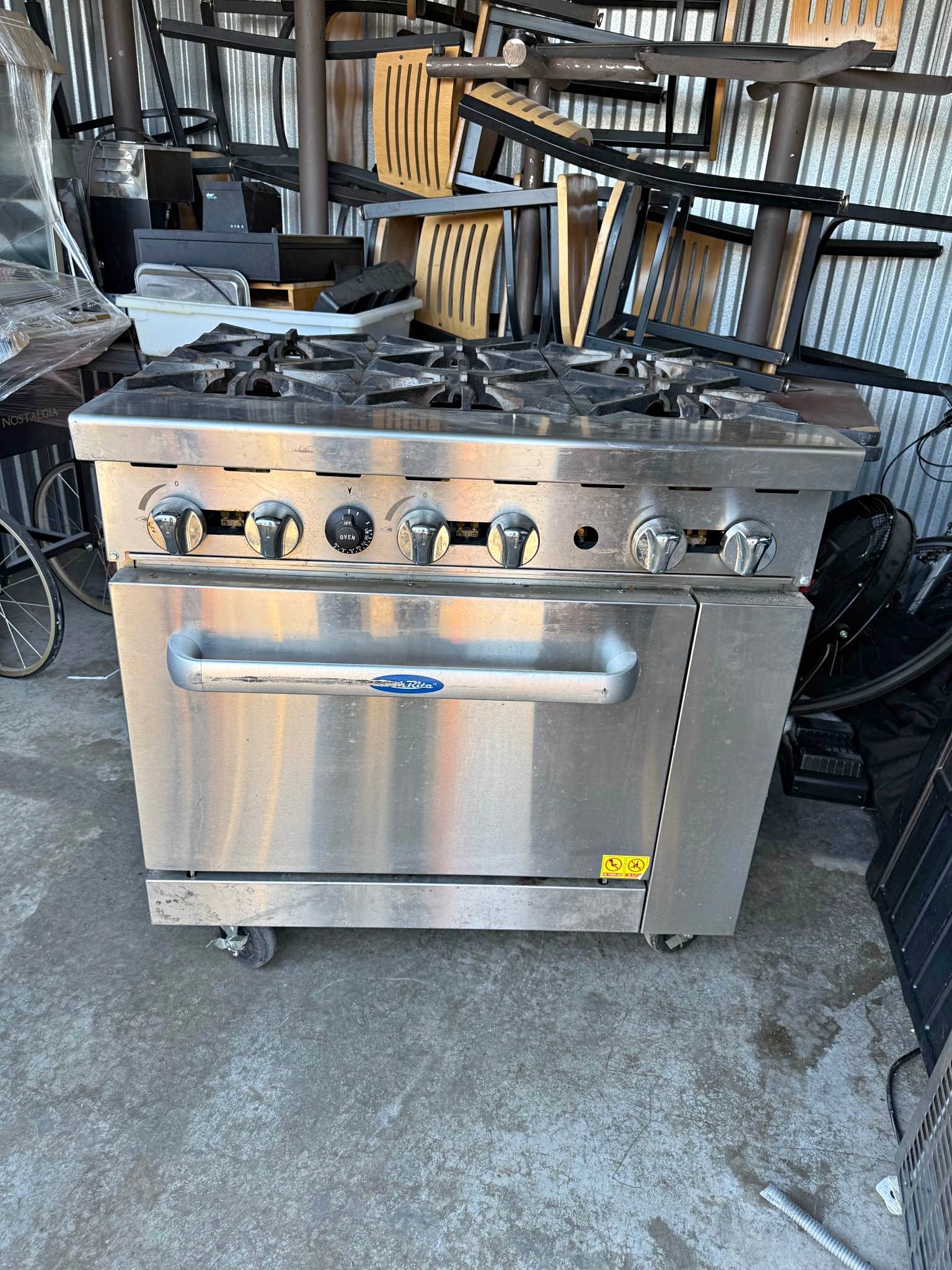 Cook Rite 6 Burner Range/w Oven - Ranges & Ovens - Tulsa, Oklahoma ...