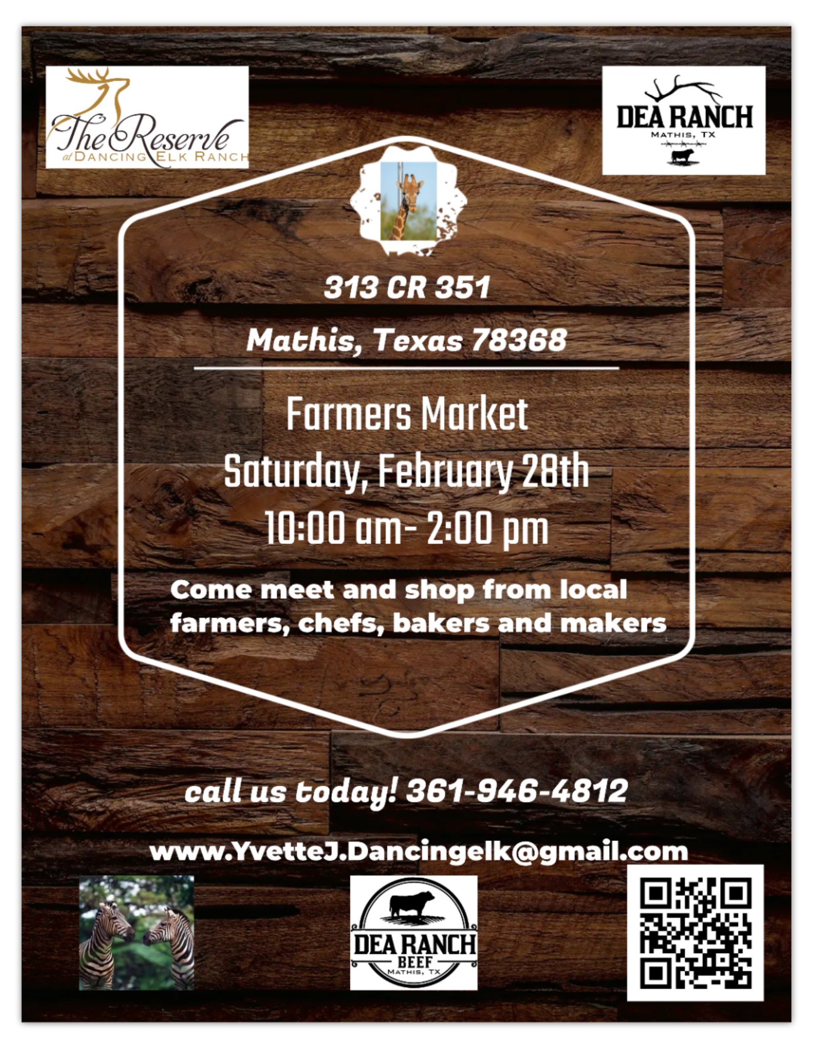 Farmers Market @ The Reserve at Dancing Elk/DEA RANCH INDOOR MARKET!