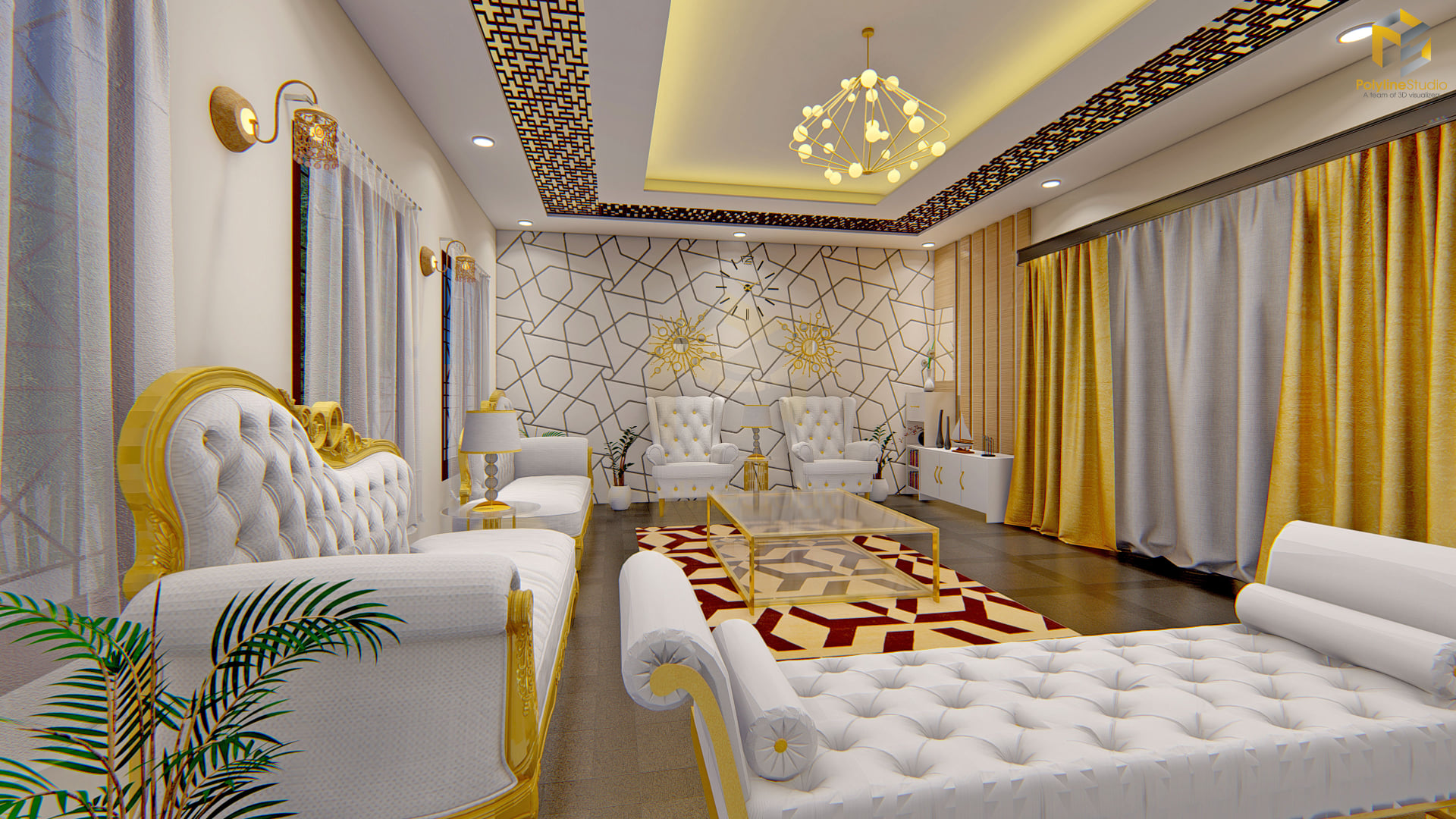 Polyline Studio - Here is an Interior Design of Drawing...