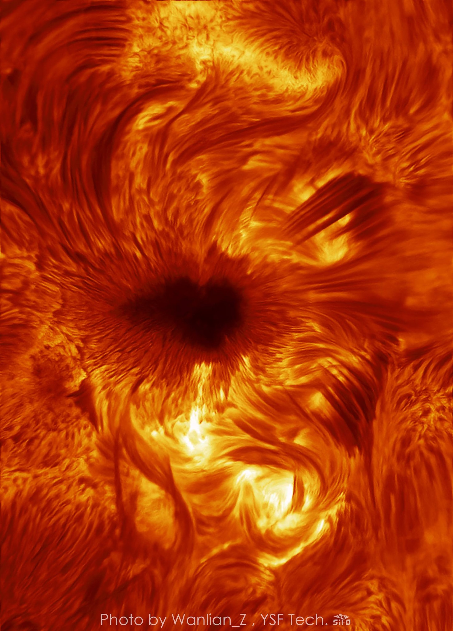 Meade 14-inch telescope captures sun's solar activity