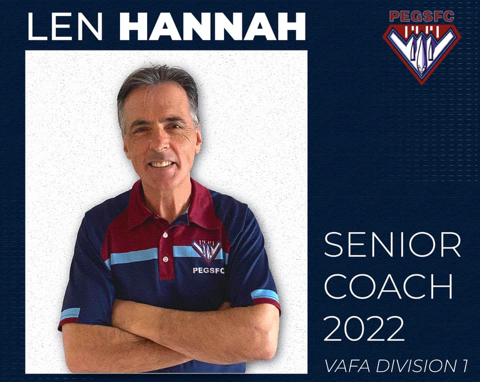 PEGS - PEGSFC would like to formally announce that Len Hannah will take ...