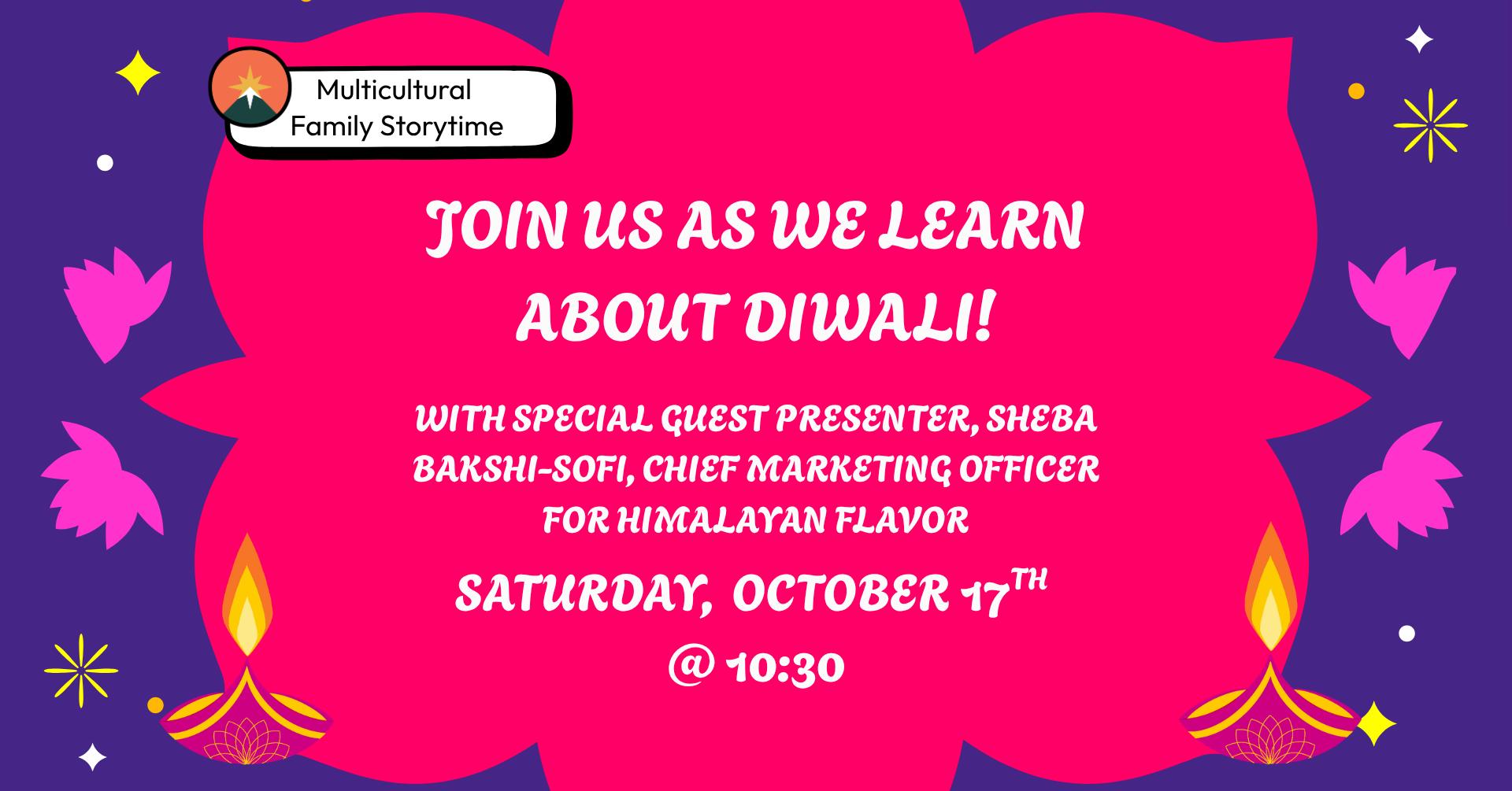 Multicultural Family Storytime- Diwali