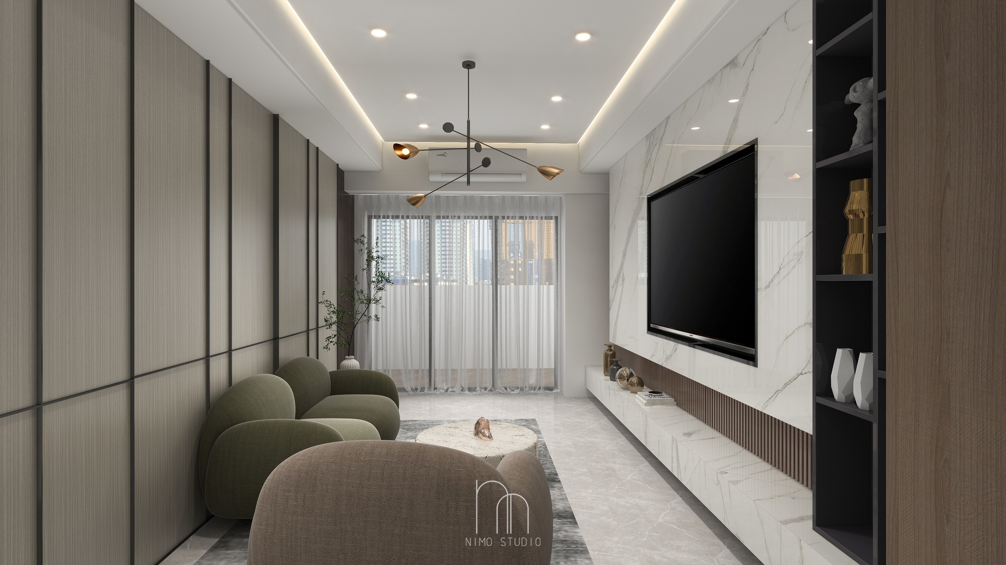－綠藝－ 《位於桃園區小檜溪重劃區的溫馨宅》... - 采旎空間設計 CaiNi Interior Design