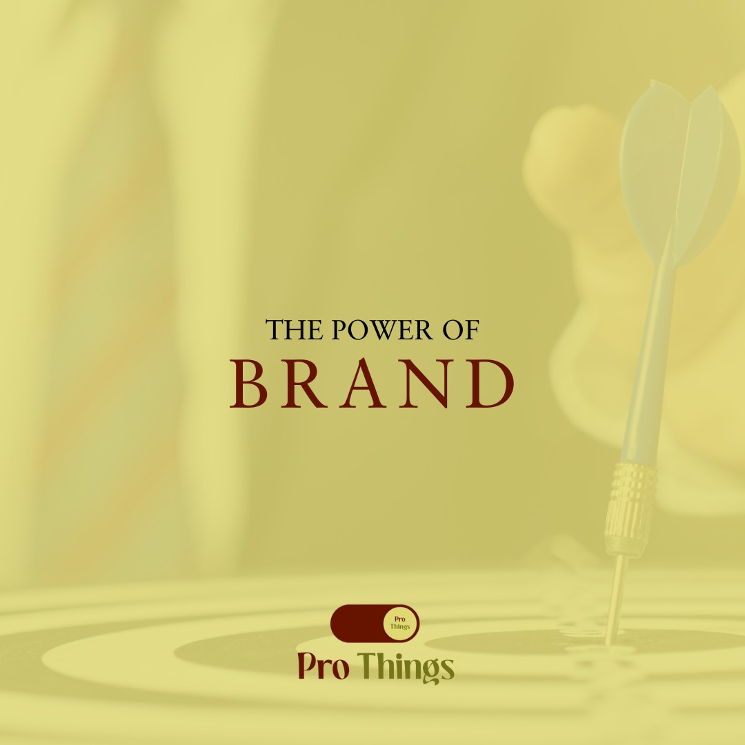 Pro Things - 🌟 The Power of Branding 🌟 In a competitive...