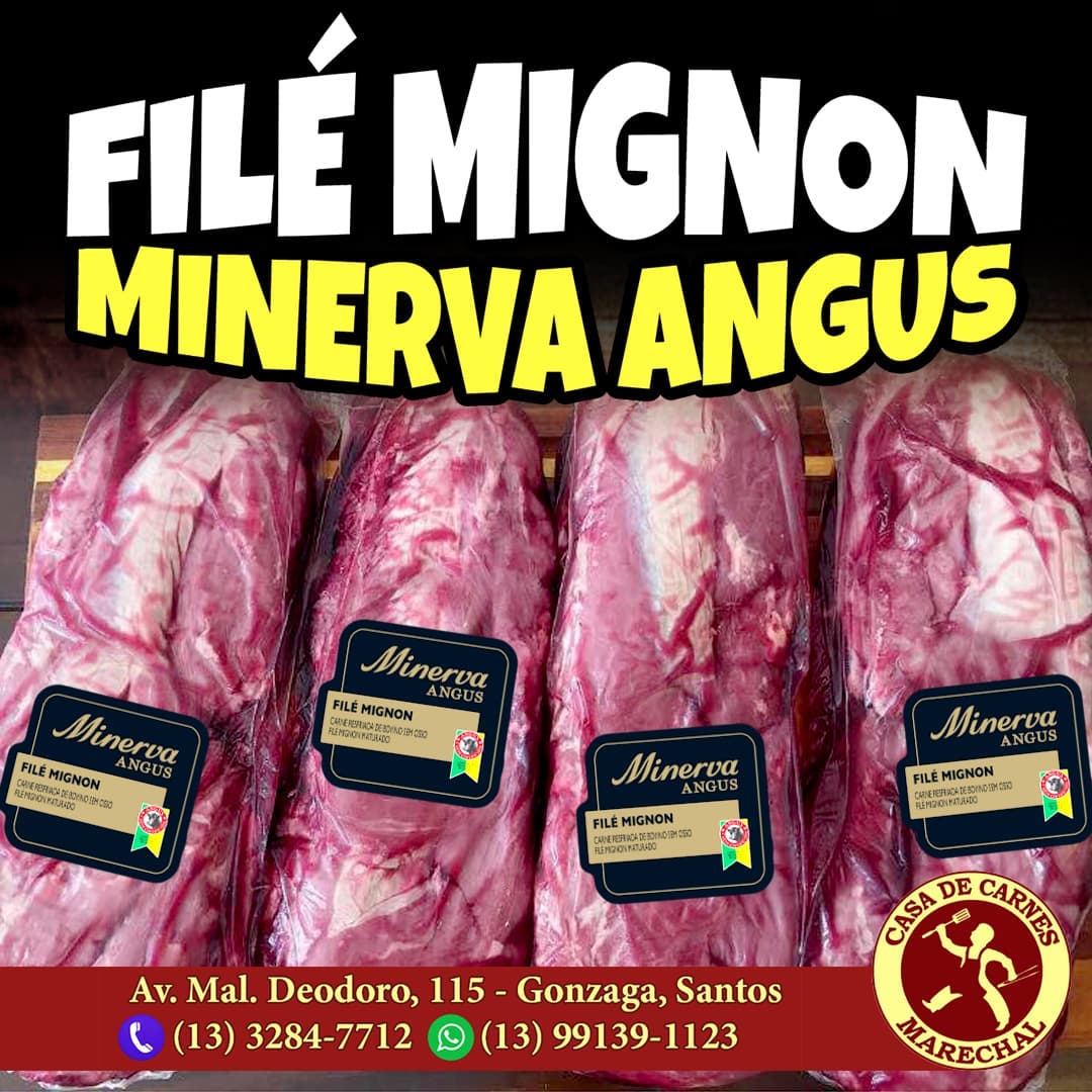 Casa de Carnes Marechal - Filé Mignon - Angus - Minerva Foods O filé ...