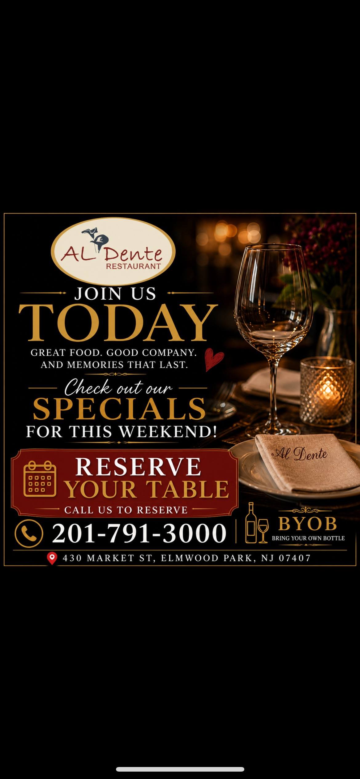 Al Dente Restaurant | Elmwood Park NJ