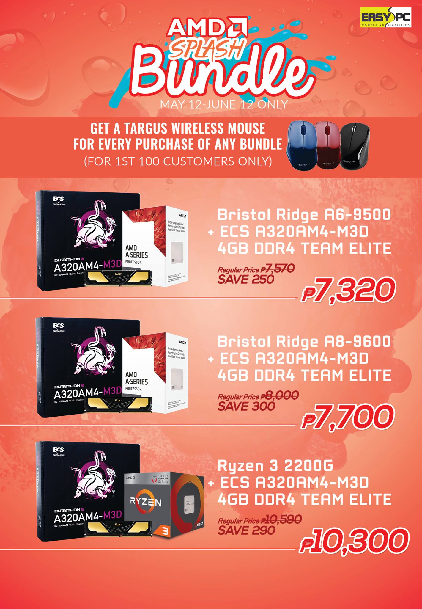 EASY PC - Here's our AMD Splash Bundle Promo. Enjoy up to... | Facebook