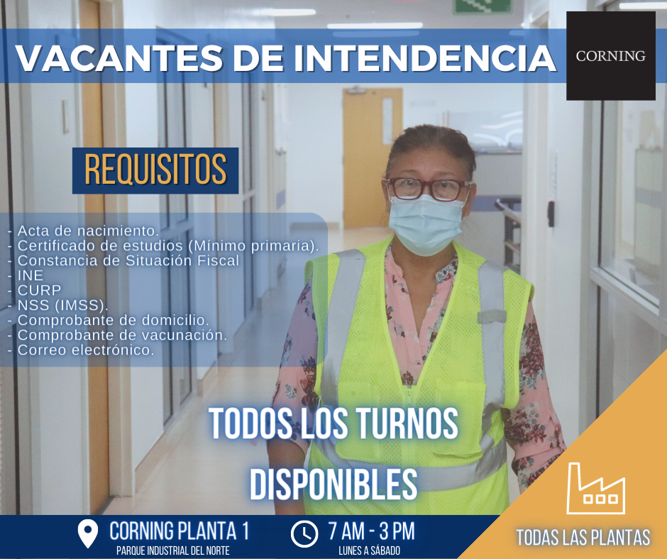 Corning México - Acude con tu documentación completa y... | Facebook