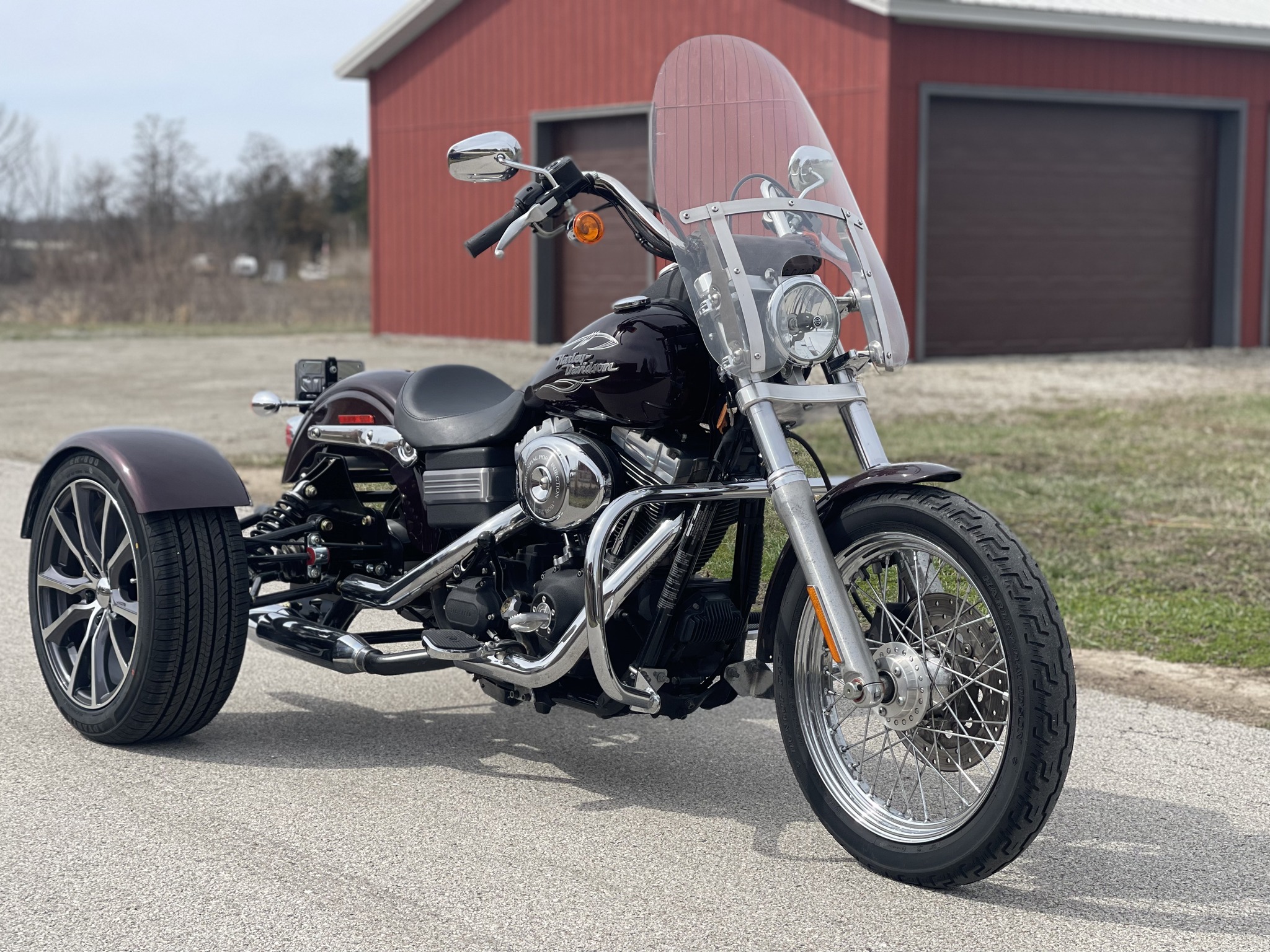 Here is a 2006 Kool Trikes Harley Street Bob for a wonderful