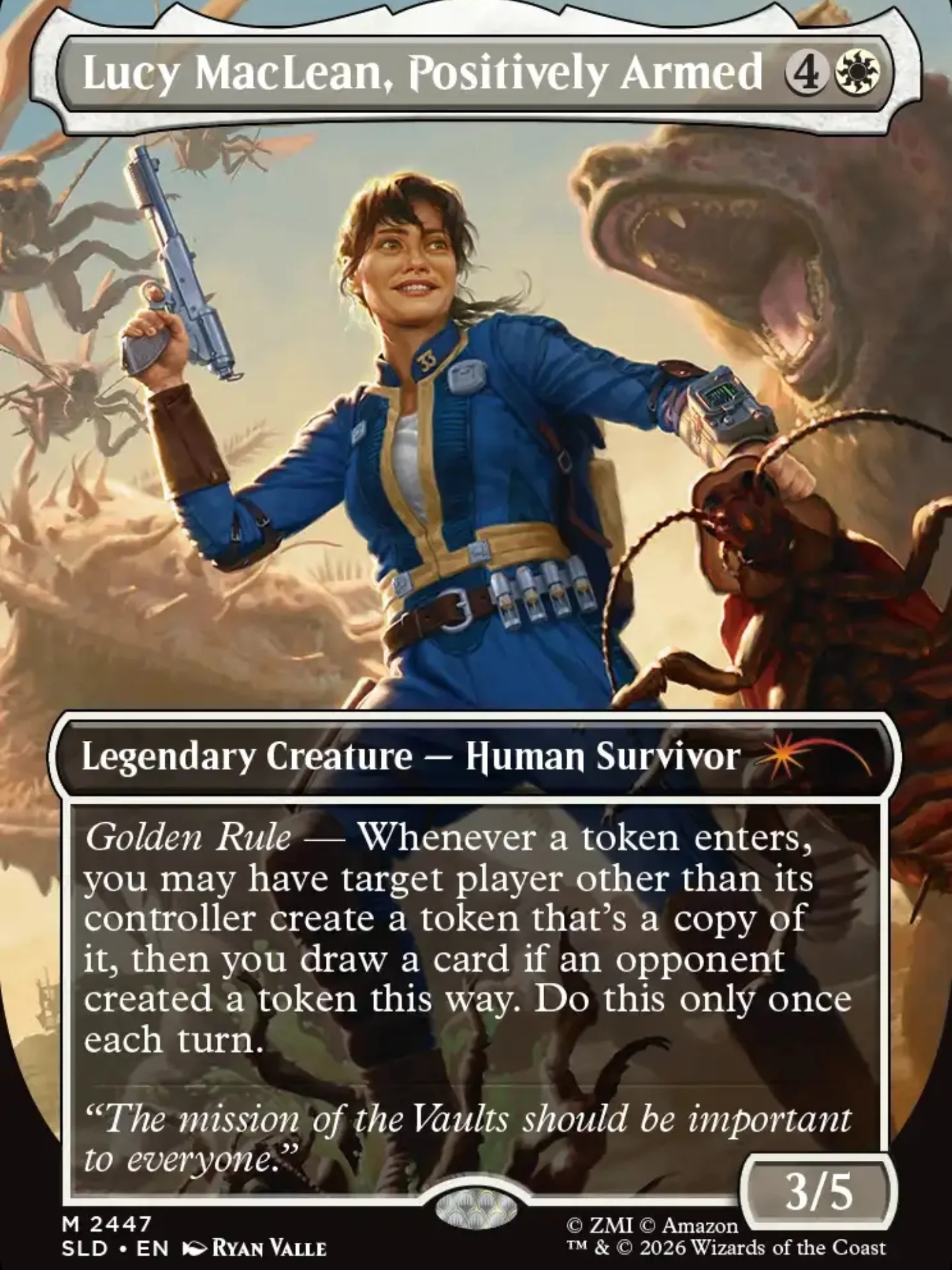 Fallout Secret Lair hidden MTG card: Academy Manufactor 