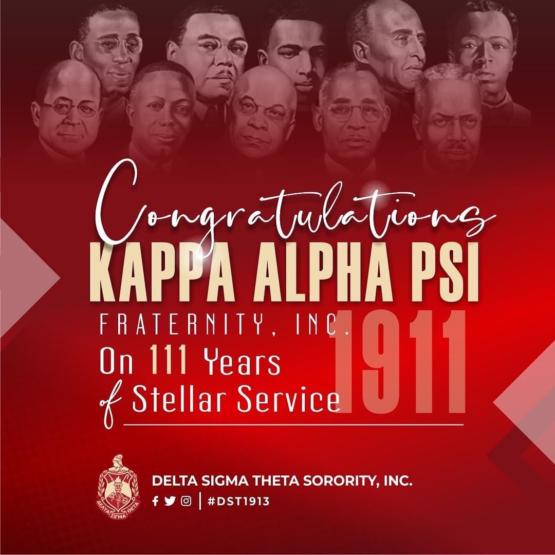 Congratulations to the captivating gentlemen of Kappa Alpha Psi ...