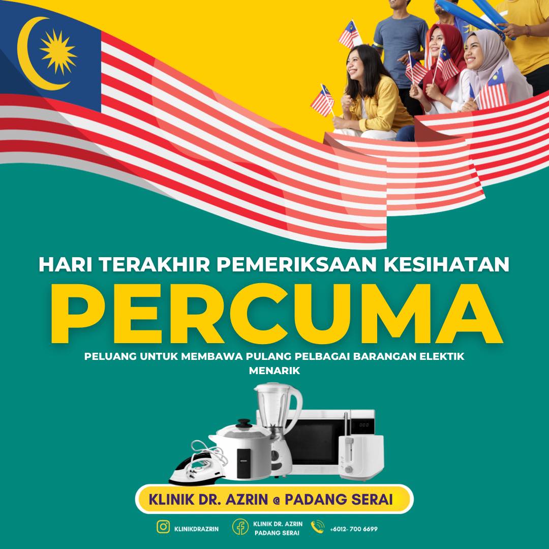 🇲🇾 PROMOSI MERDEKA 🇲🇾 ⭐️... - Klinik Dr Azrin Padang Serai | Facebook