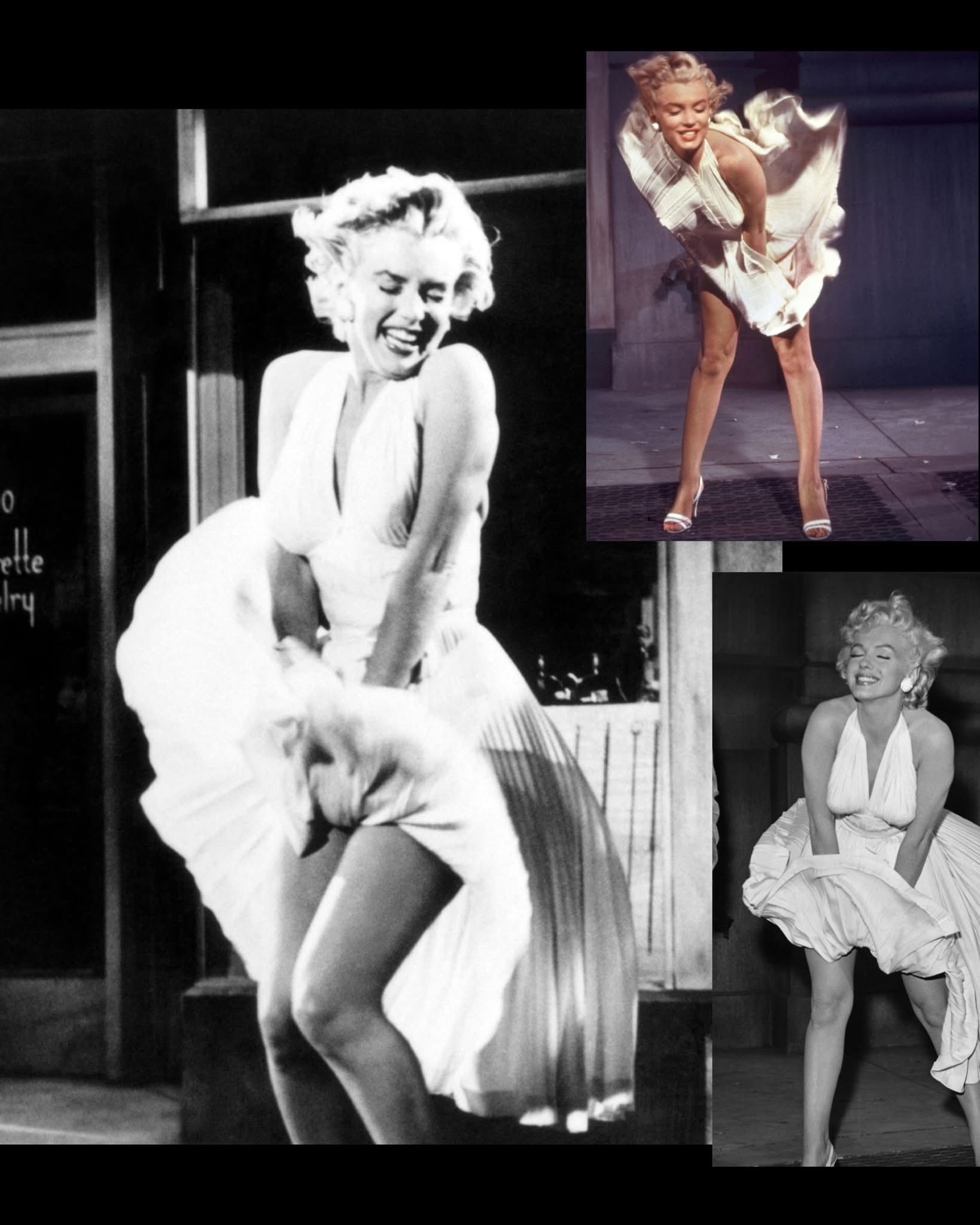 marilyn white dress photo Monroe Lace 1953 THE MARILYN MONROE SEVEN YEAR