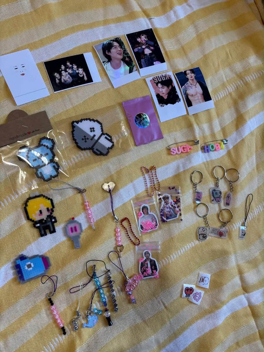 BTS まとめ売り BTS merchandise for sale: stickers $1, other items $2.25-$3.25 each