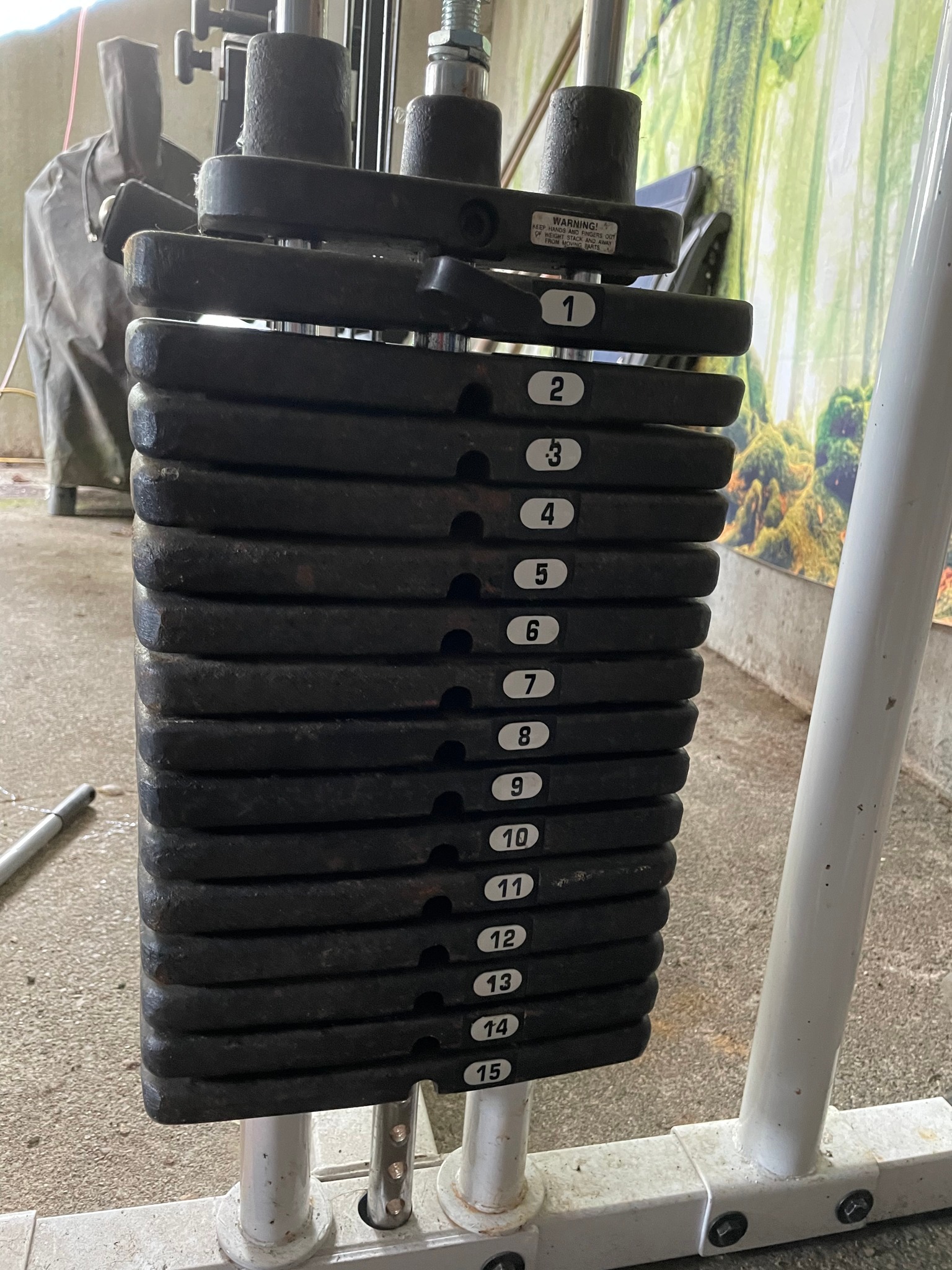 Body Solid EXM 1950 Cable Machine - Weight Lifting Machines & Racks ...