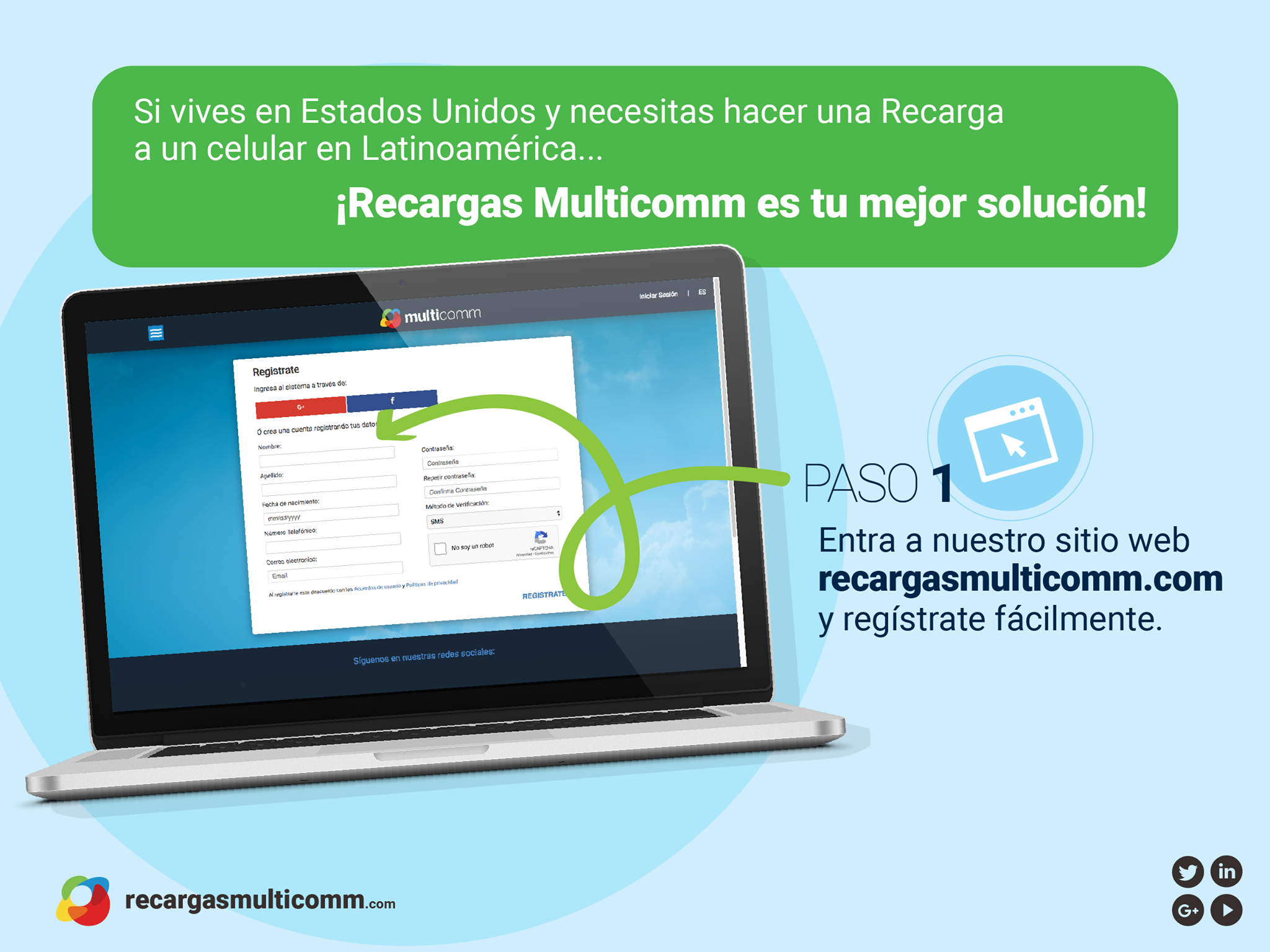 ¿Cómo realizar una recarga de Estados... - Recargas Multicomm | Facebook