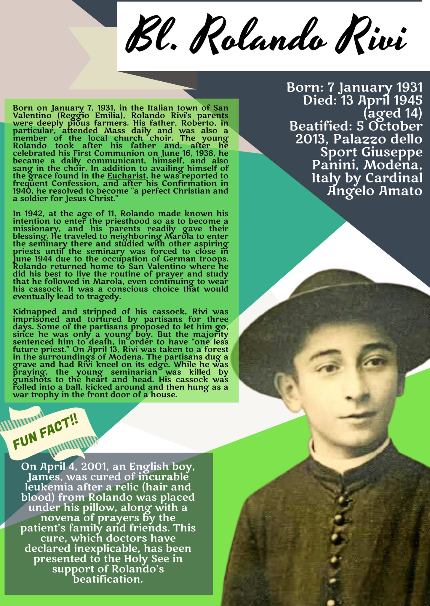 For the second Saint in this... - BCBP Youth Binan Chapter | Facebook