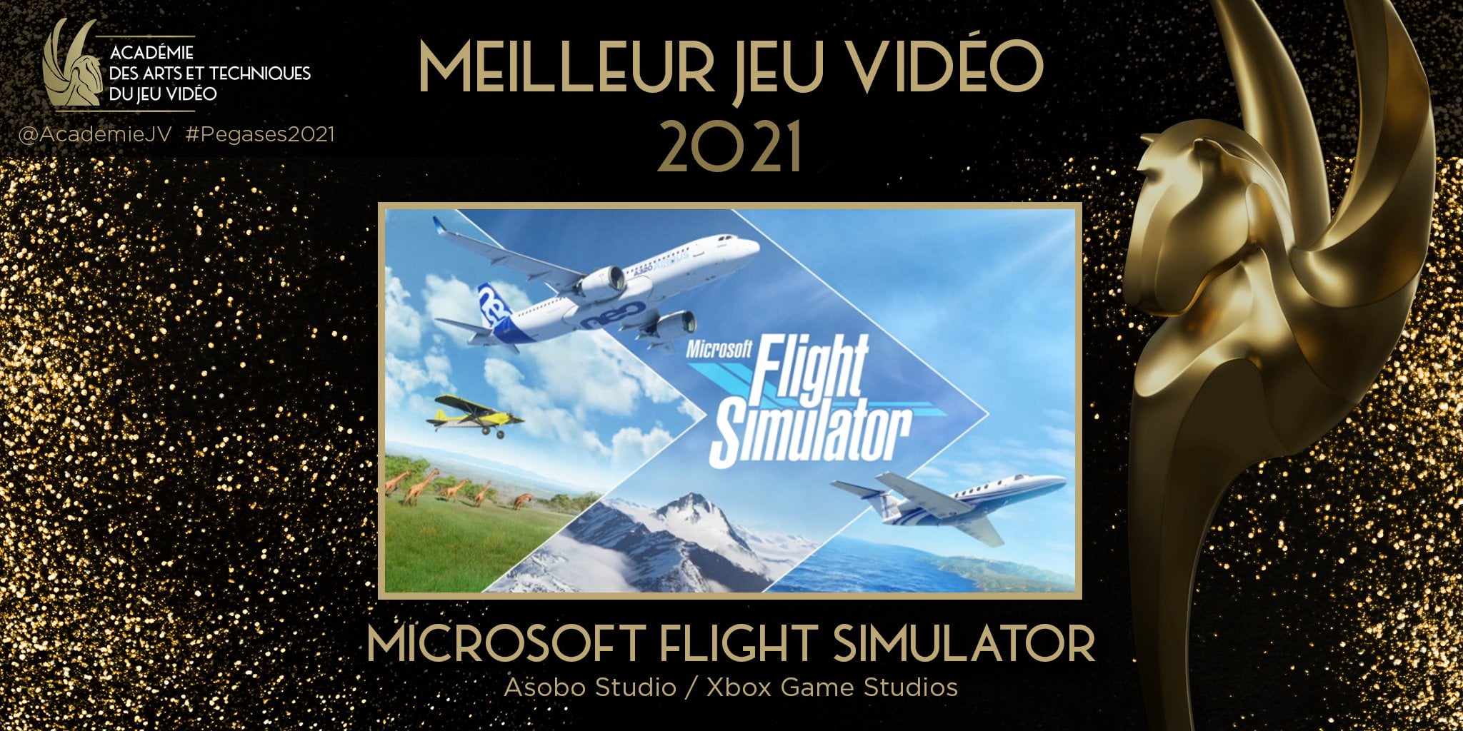 Asobo Studio - Microsoft Flight Simulator was awarded Best...