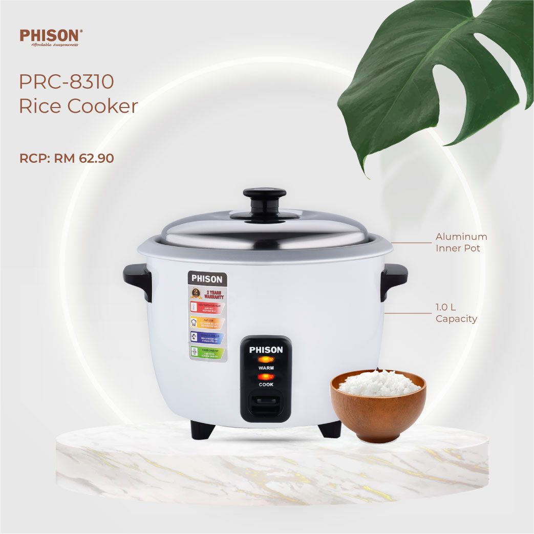 Unity Malaysia - Phison PRC-8310 rice cooker has 1.0L... | Facebook