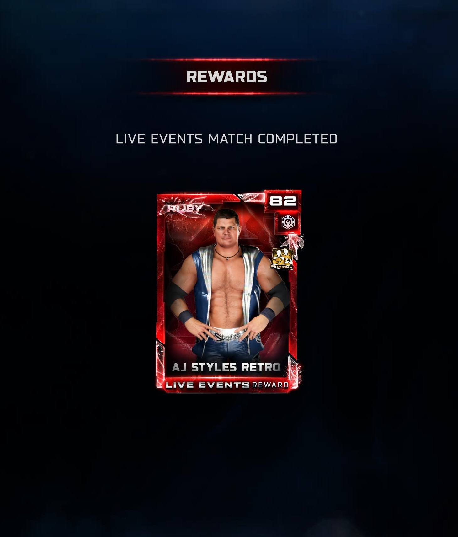 Retro AJ Styles unlocked in WWE 2K26 with stamina-boosting team