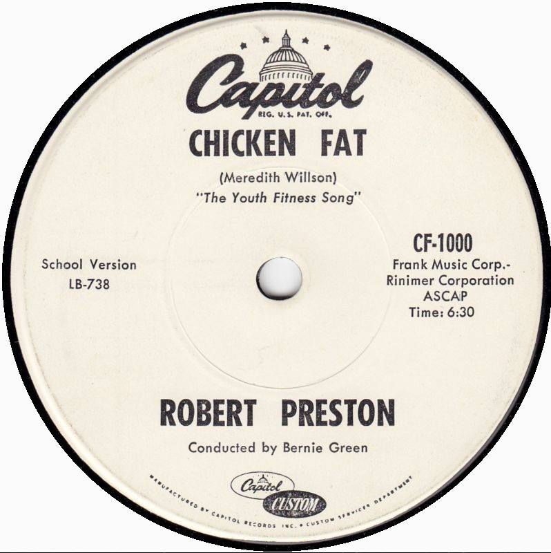 Who Else Had to Exercise to that song “Chicken Fat” in School?