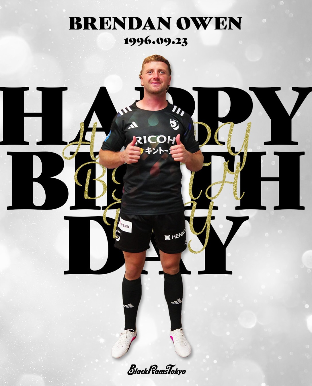 🎂𝑯𝒂𝒑𝒑𝒚 𝑩𝒊𝒓𝒕𝒉𝒅𝒂𝒚 𝑲𝒐🎂 5月10日は、HO #佐藤康 選手の