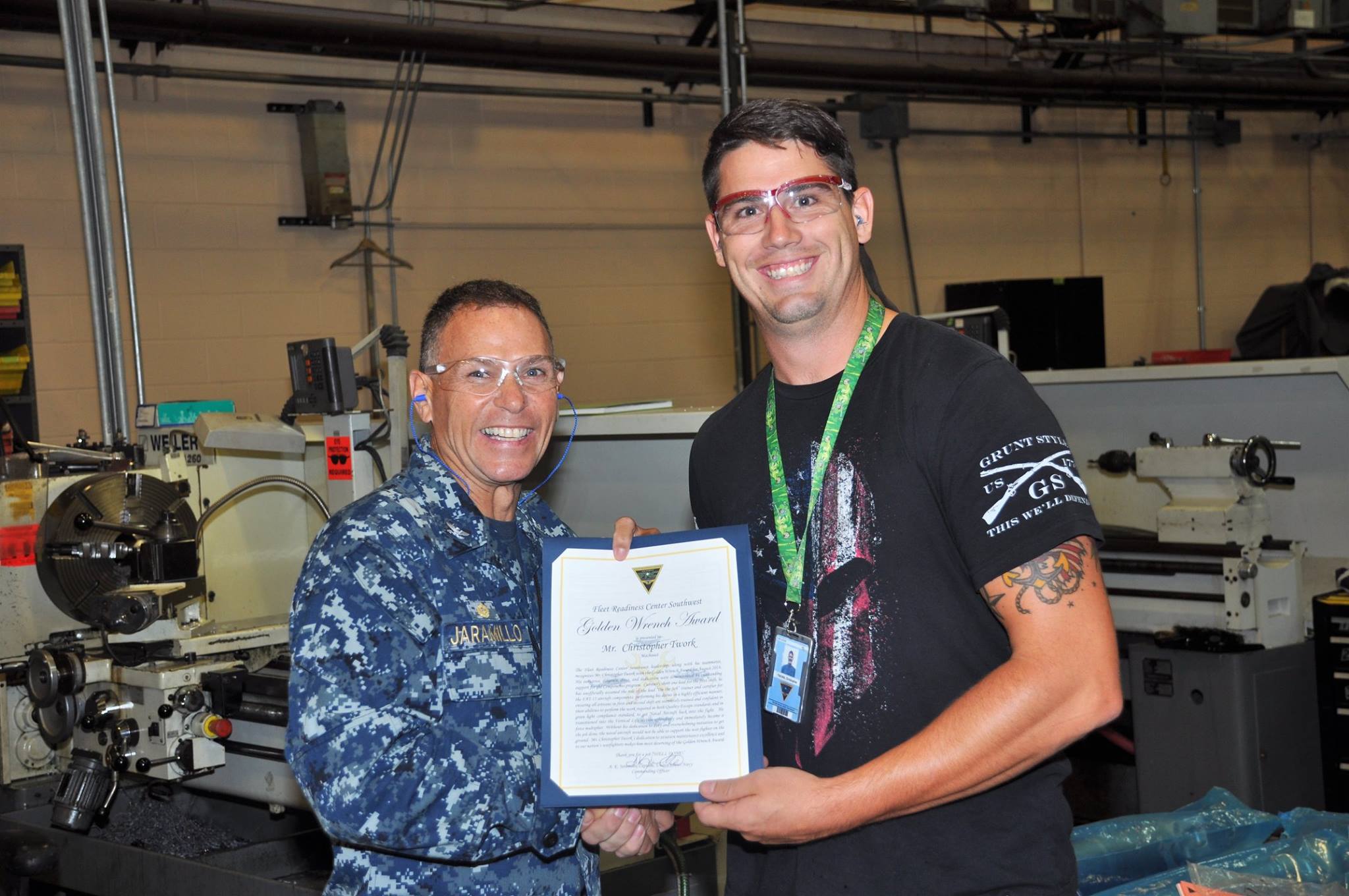 Congratulations to our Golden Wrench Award winner, Tyrone Elliott