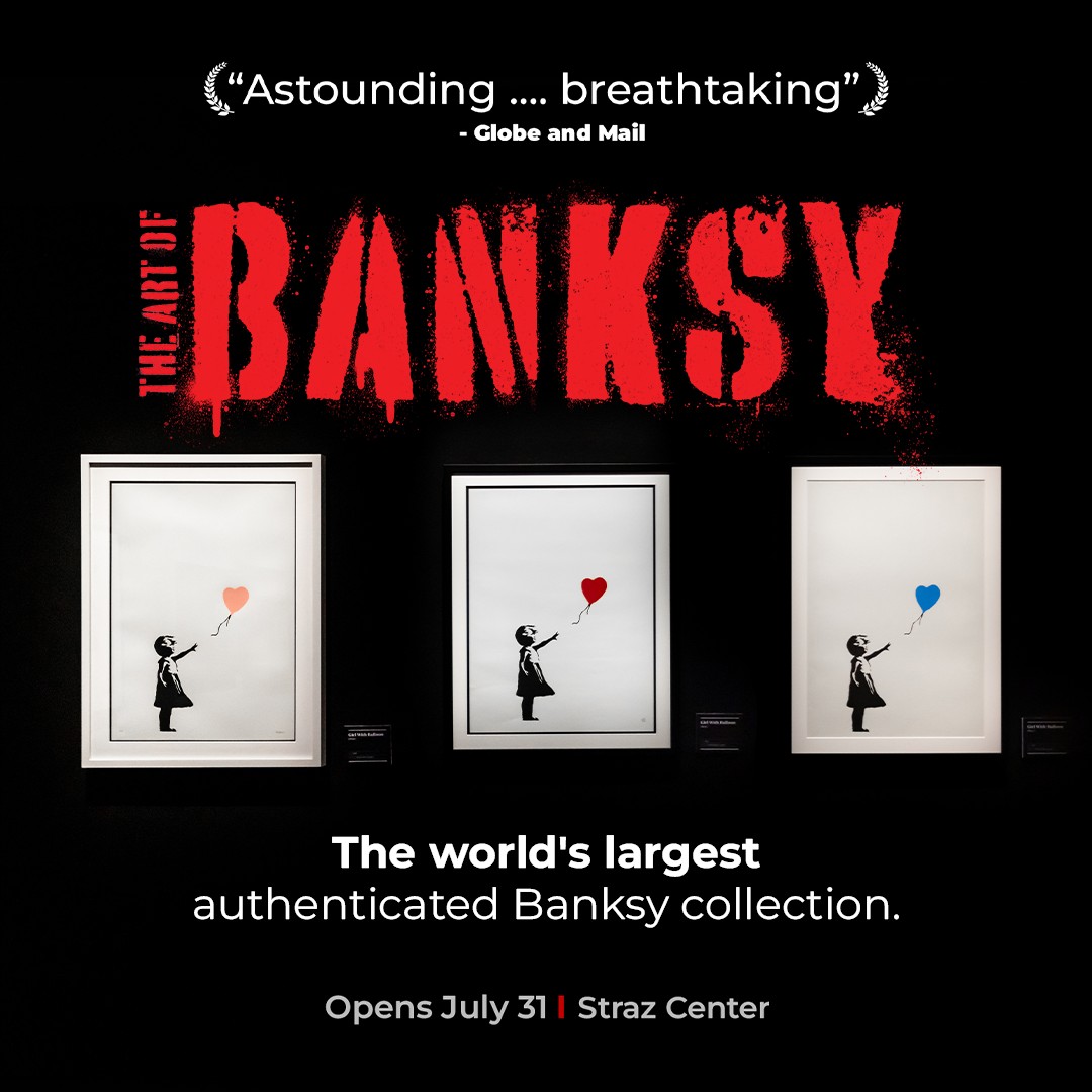 Experience Banksy's art up close and personal like never before